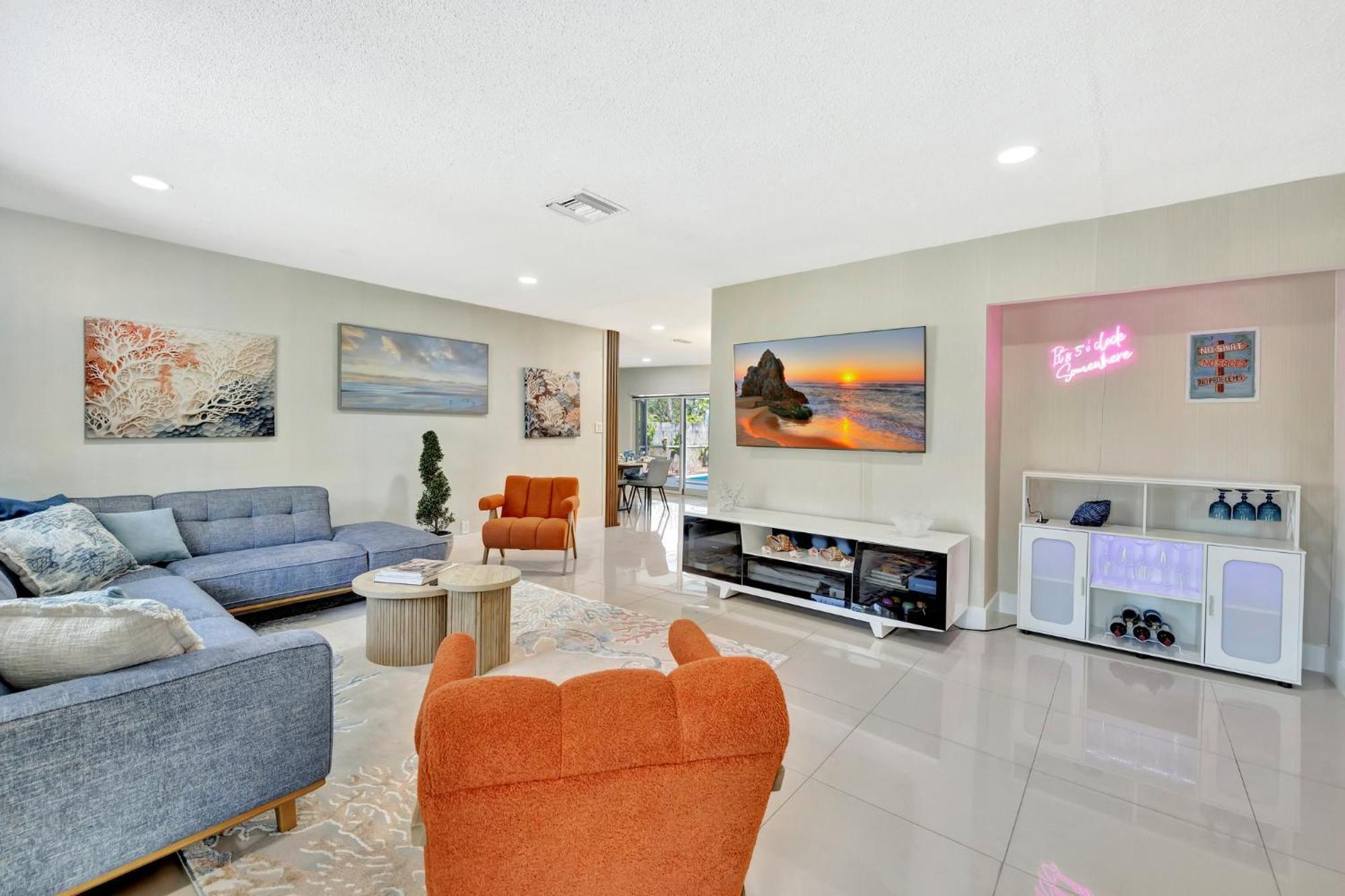 3bd Ft Lauderdale Xl Pool, Unique Playground, Bbq, Beach, Family Memories
